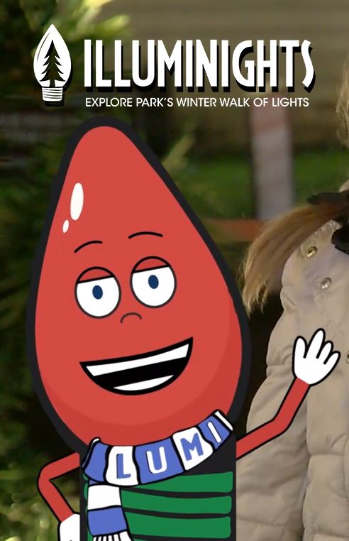 Illuminights Logo and Animated Bulb Character