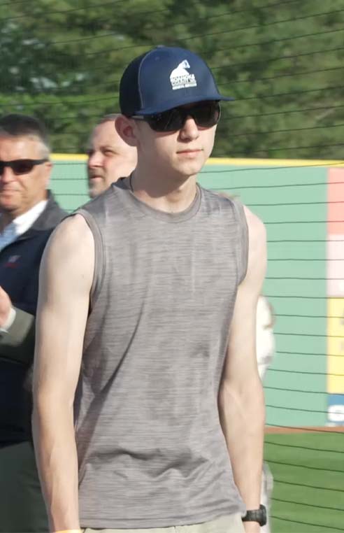 Student apprentice being recognized.