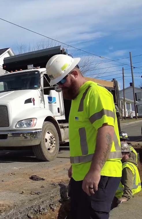 Crews working on water lines
